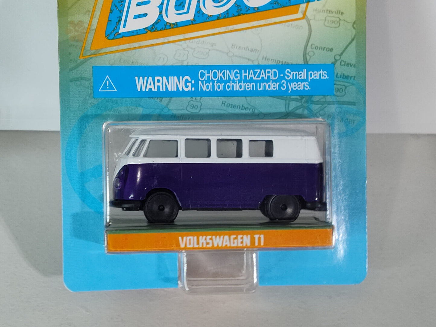 JADA Majorette Slug Bug/ Punch Buggies Series Volkswagen T1 Bus STKR GLUE RESIDU