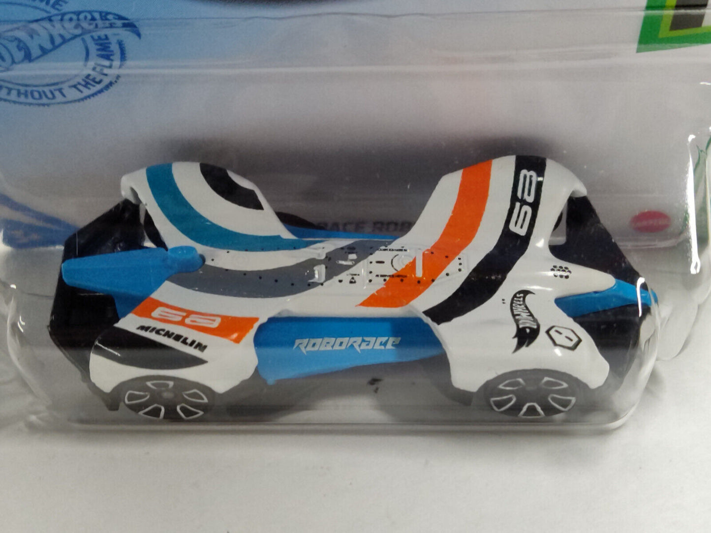 Hot Wheels #152 Mainline Green Speed Series #2 Roborace Robocar White Top PGHK C