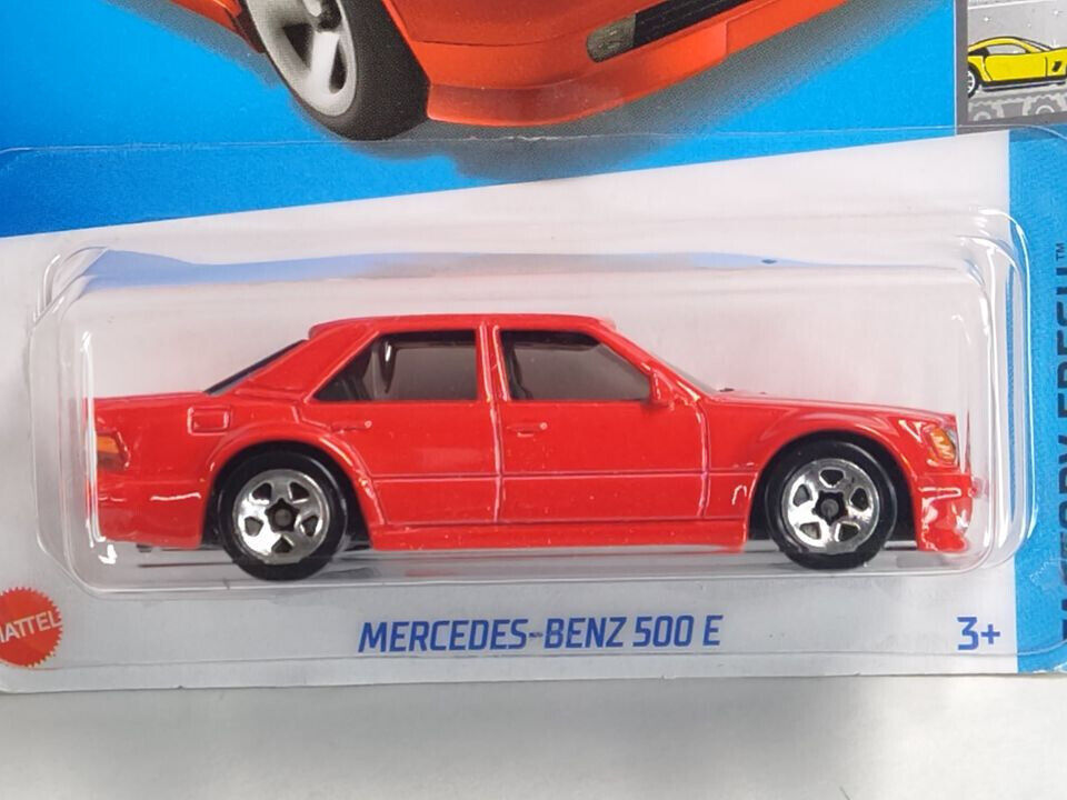 Hot Wheels #086 Factory Fresh Series #2  Mercedes Benz 500E BENT CORNER/PGHK CRE