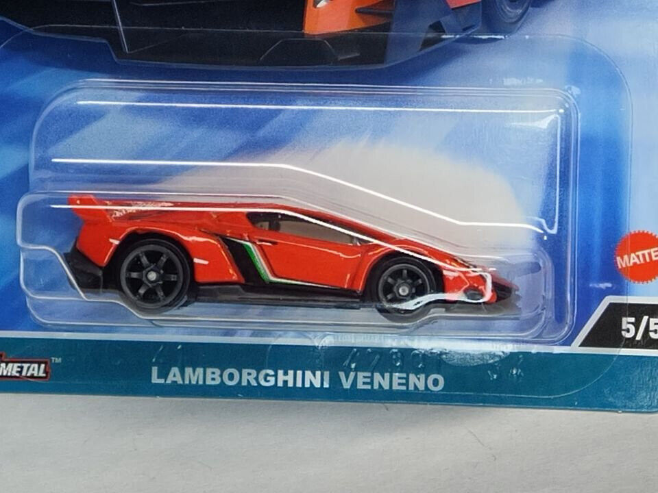 Hot Wheels HKC41 Premium Speed Machines Series #5 Lamborghini Veneno (Box-22a)