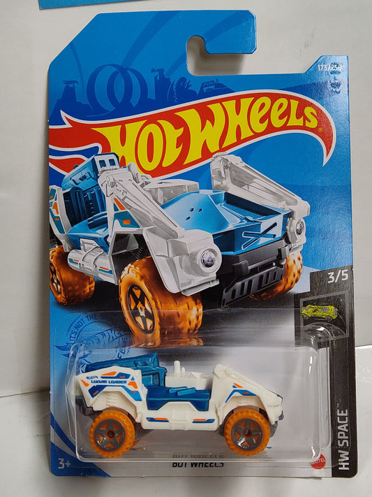 Hot Wheels #173 Mainline Space Series #3 Bot Wheels White