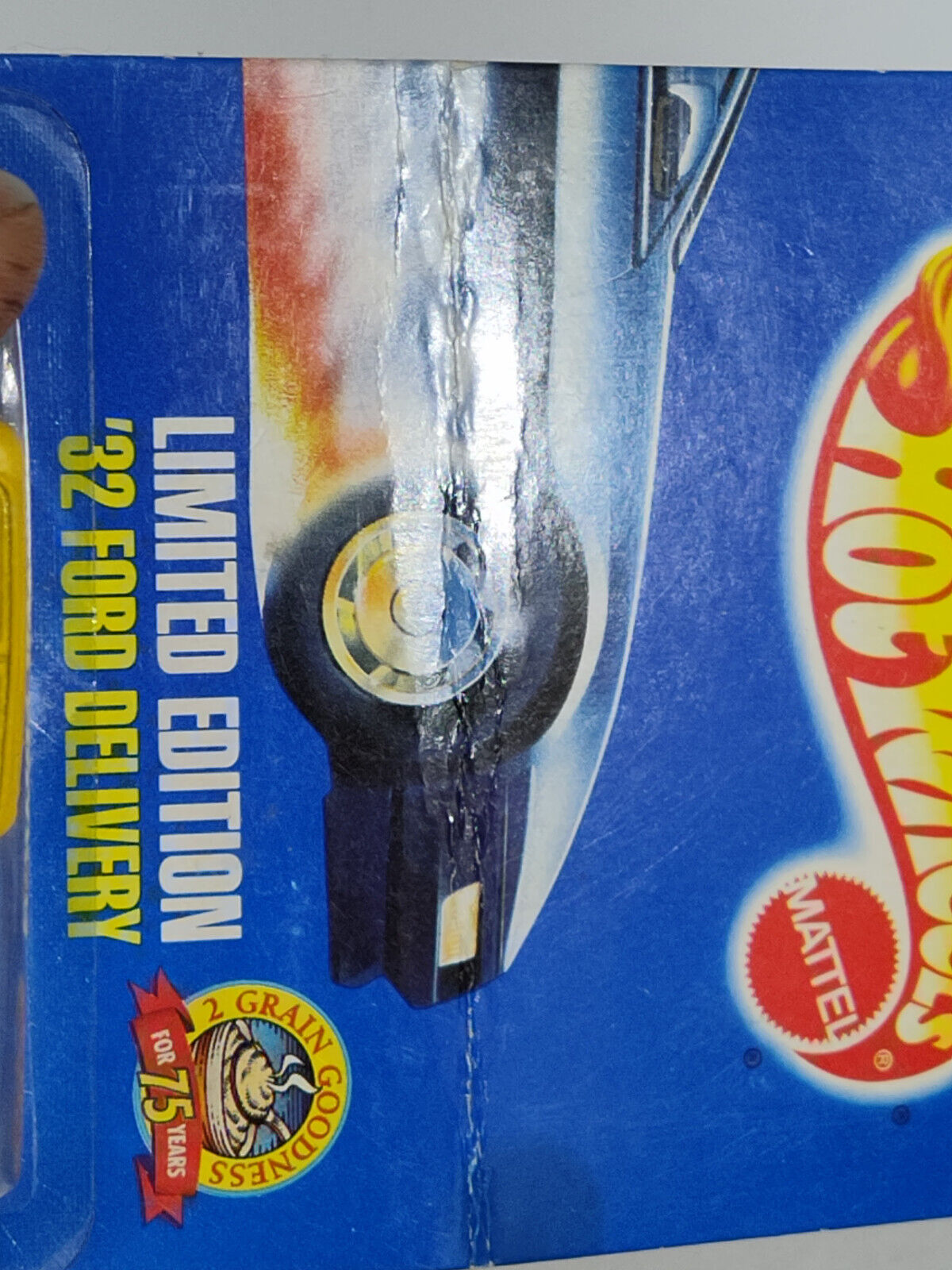 Hot Wheels Malt O Meal Series '32 Ford Delivery BAD CARD & BLISTER (Loc U)