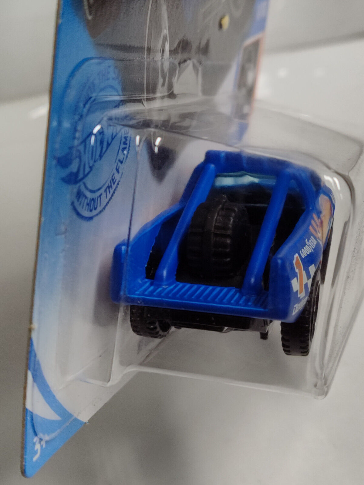 Hot Wheels #168 ML Race Team Series #1 '87 Dodge D100 Blue BLISTER PUSHED OUTWAR