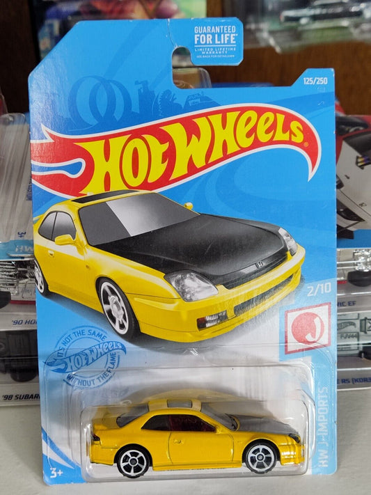 Hot Wheels #125 ML J-Imports Series #2 '98 Honda Prelude PGHK CREASED/TIP BENT