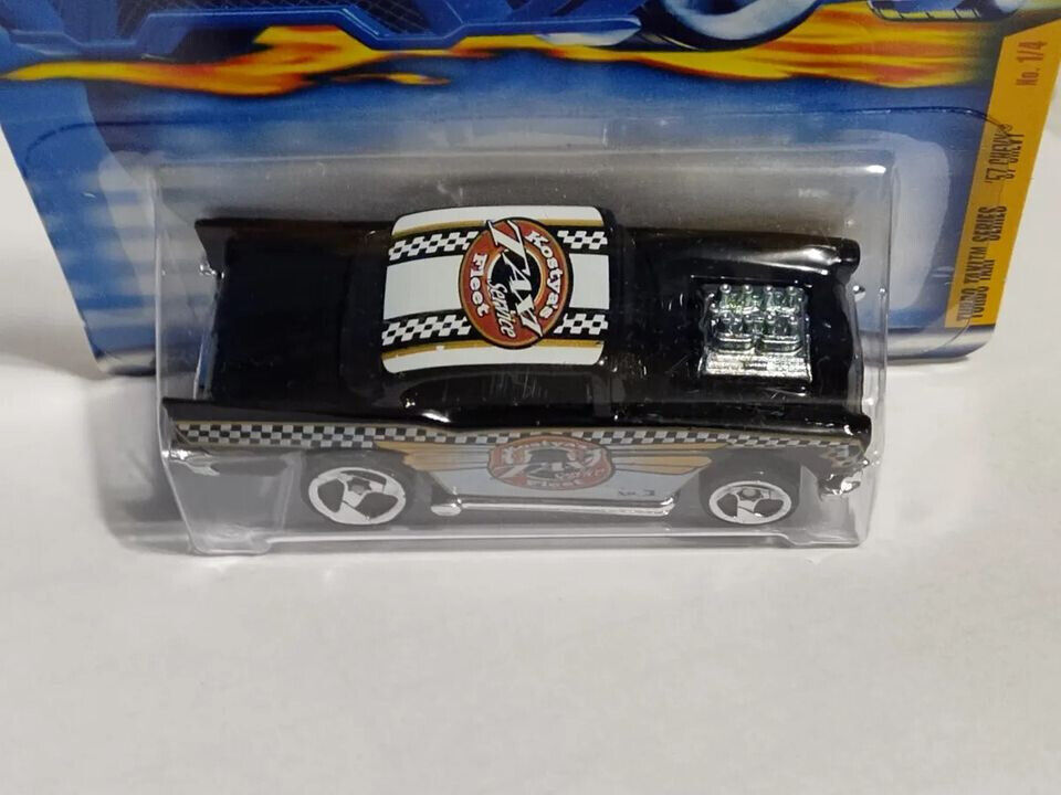 Hot Wheels 2001 #053 ML Turbo Taxi Series '57 Chevy (Loc-Q)