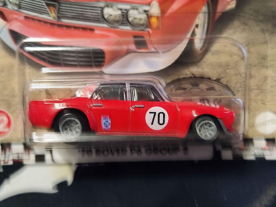 Hot Wheels HCR00 Boulevard Series #62 '70 Rover P6 Group 2 BENT EDGE (Box-5)