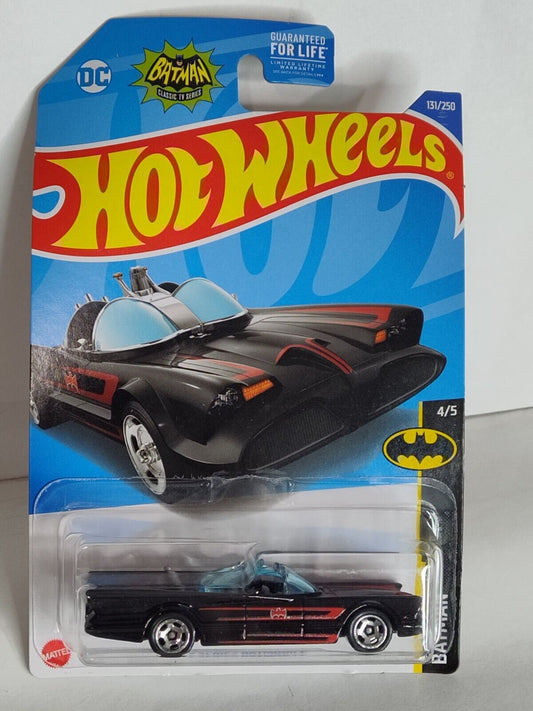 Hot Wheels #131 Batman Series #4 TV Series Batmobile Slotted Wheels