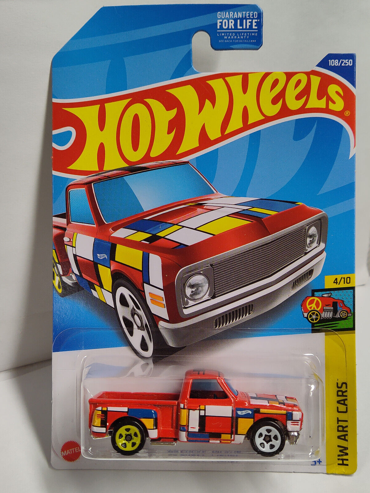 Hot Wheels #108 Art Cars Series #4 '69 Chevy Pickup (Loc O)