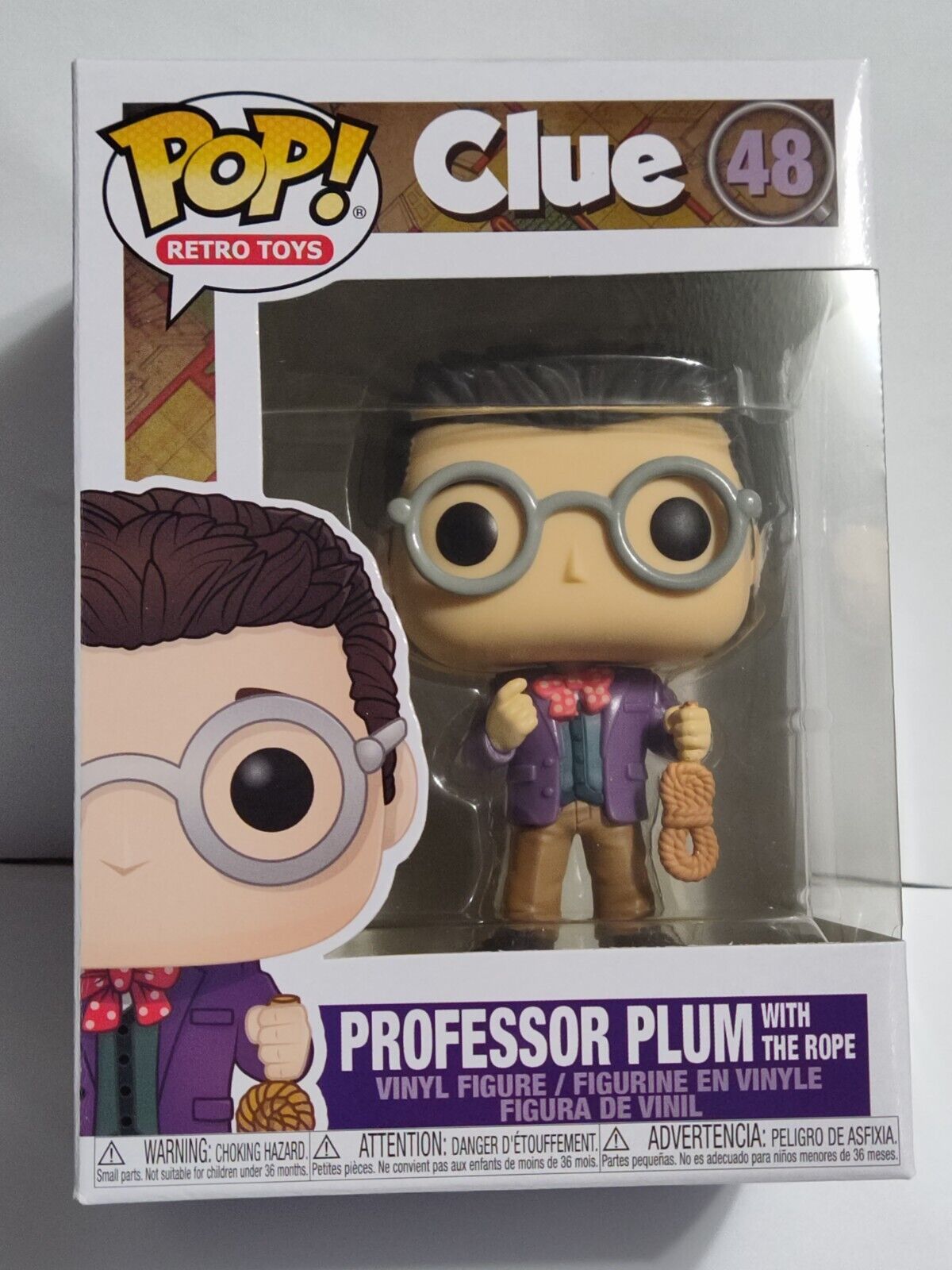 Funko Pop Retro Toys CLUE #48 Professor Plum with the rope