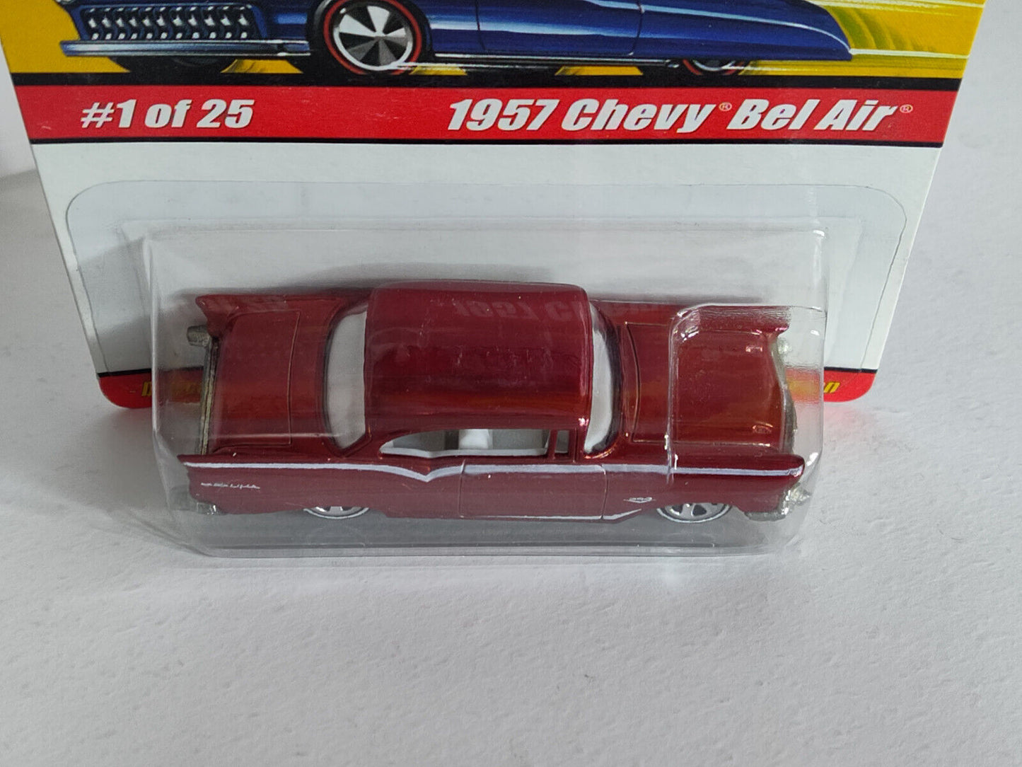 Hot Wheels #H7066 Classics Series #1 1957 Chevy Bel Air REDDISH (Loc O)