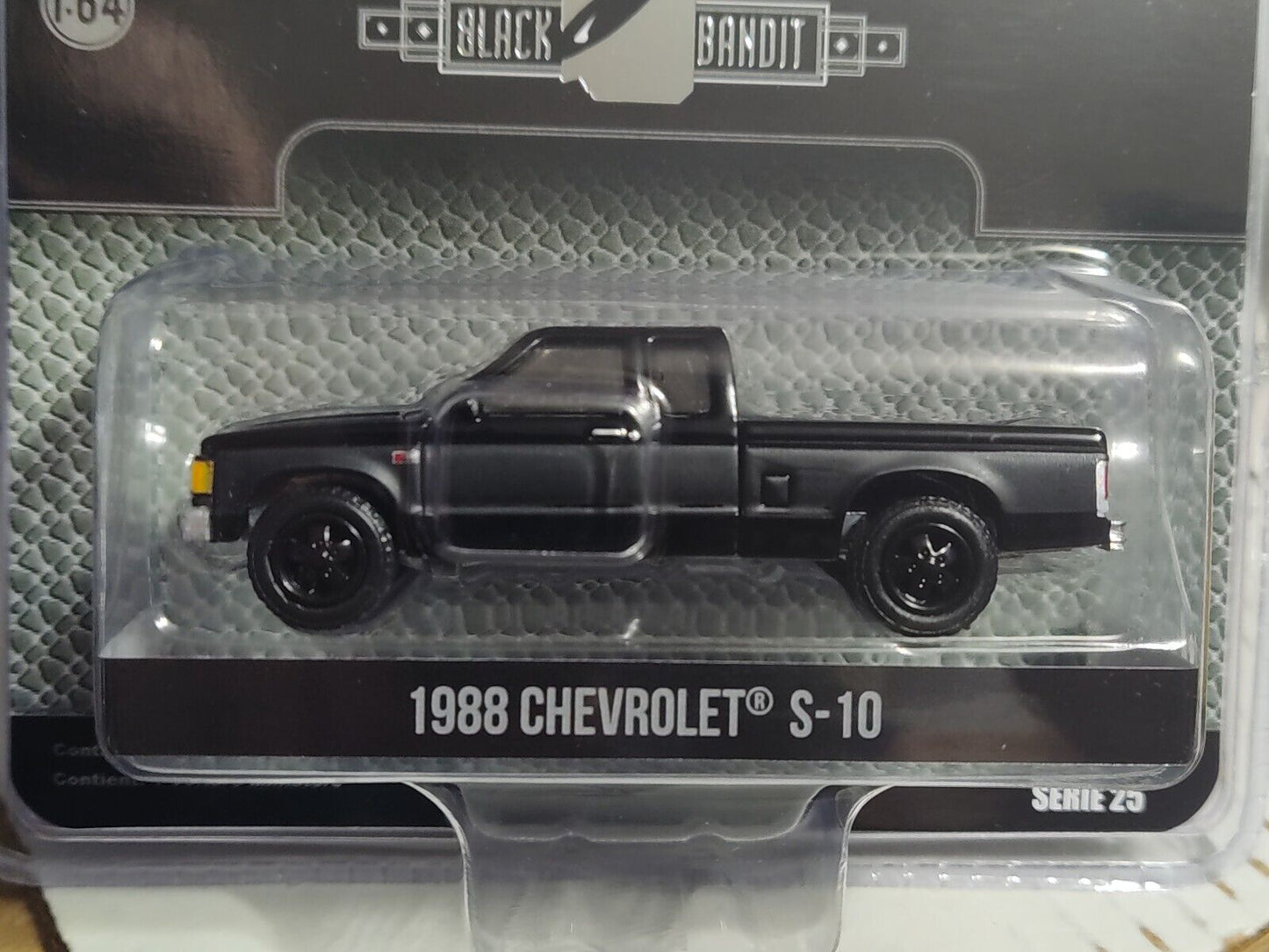 GreenLight Black Bandit Series 1988 Chevrolet S-10  1:64 Scale