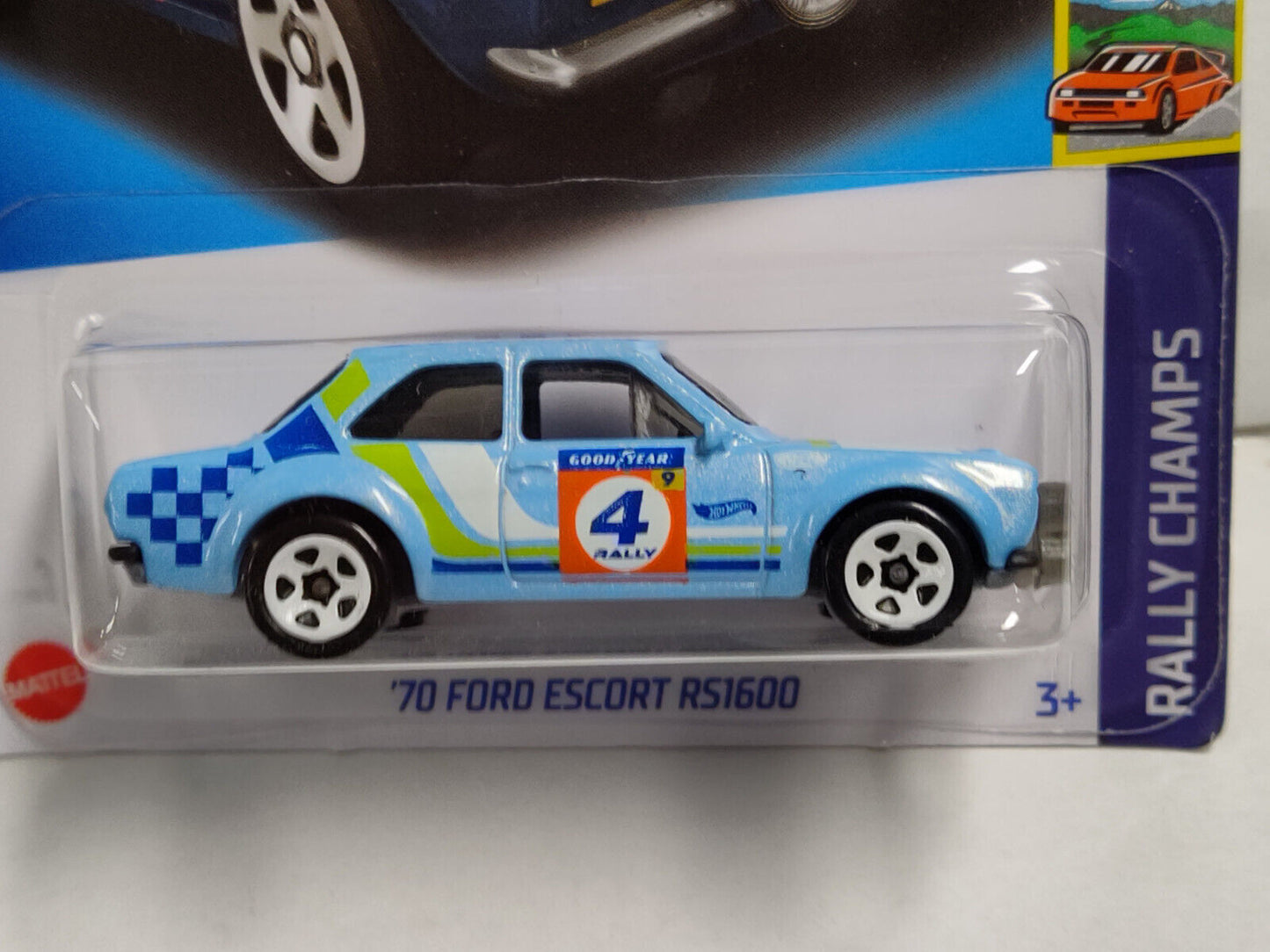 Hot Wheels #244 Rally Champs Series #5 '70 Ford Escort RS1600 (Box M/S)