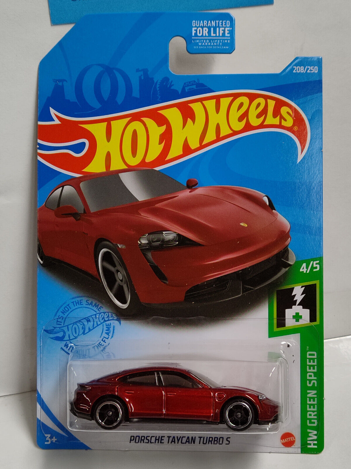 Hot Wheels #208 ML Green Speed Series #4 Porsche Taycan Turbo S