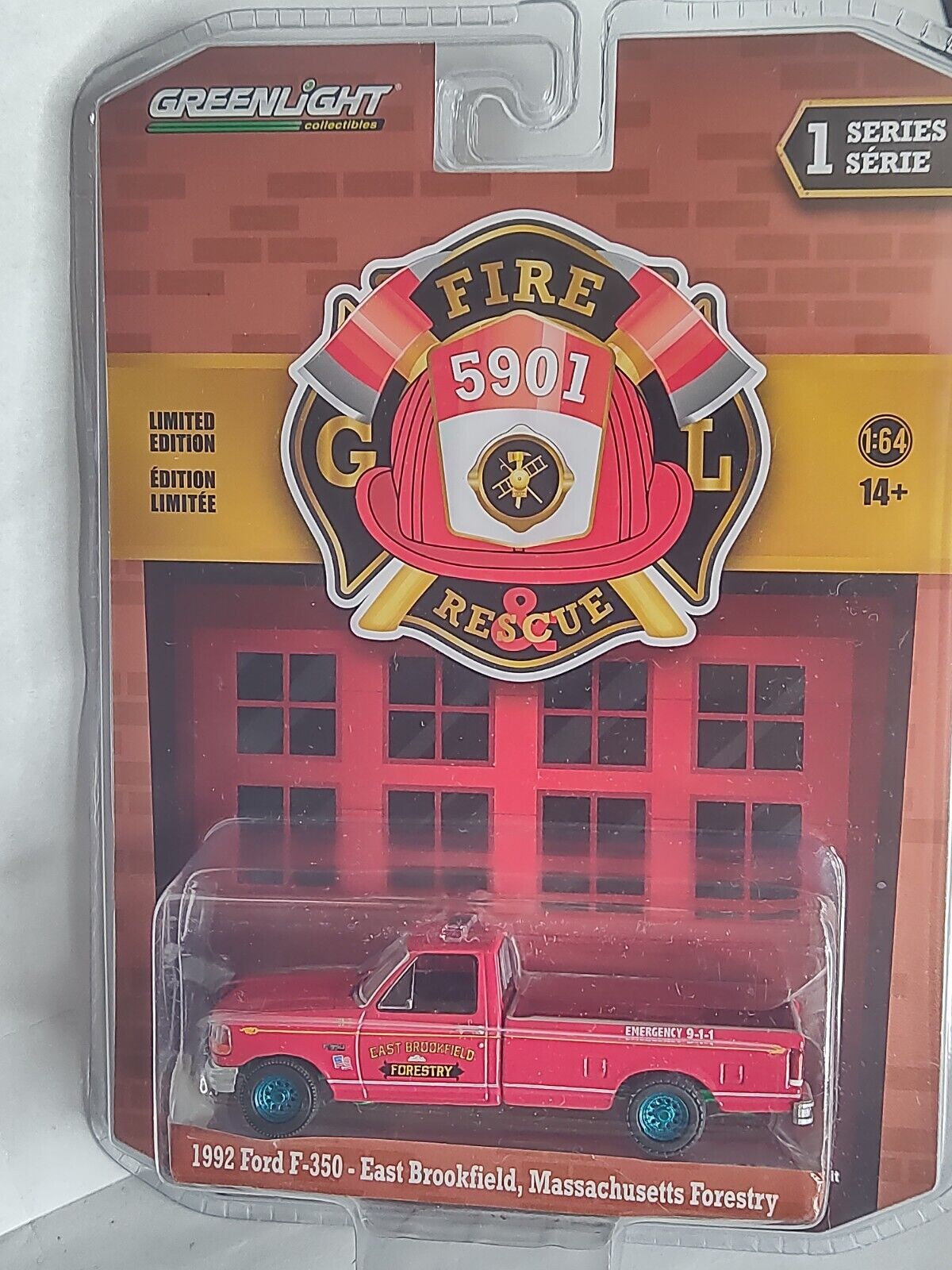 Greenlight Fire & Rescue Series 1992 Ford F-350 East Brookfield, MASS CHASE