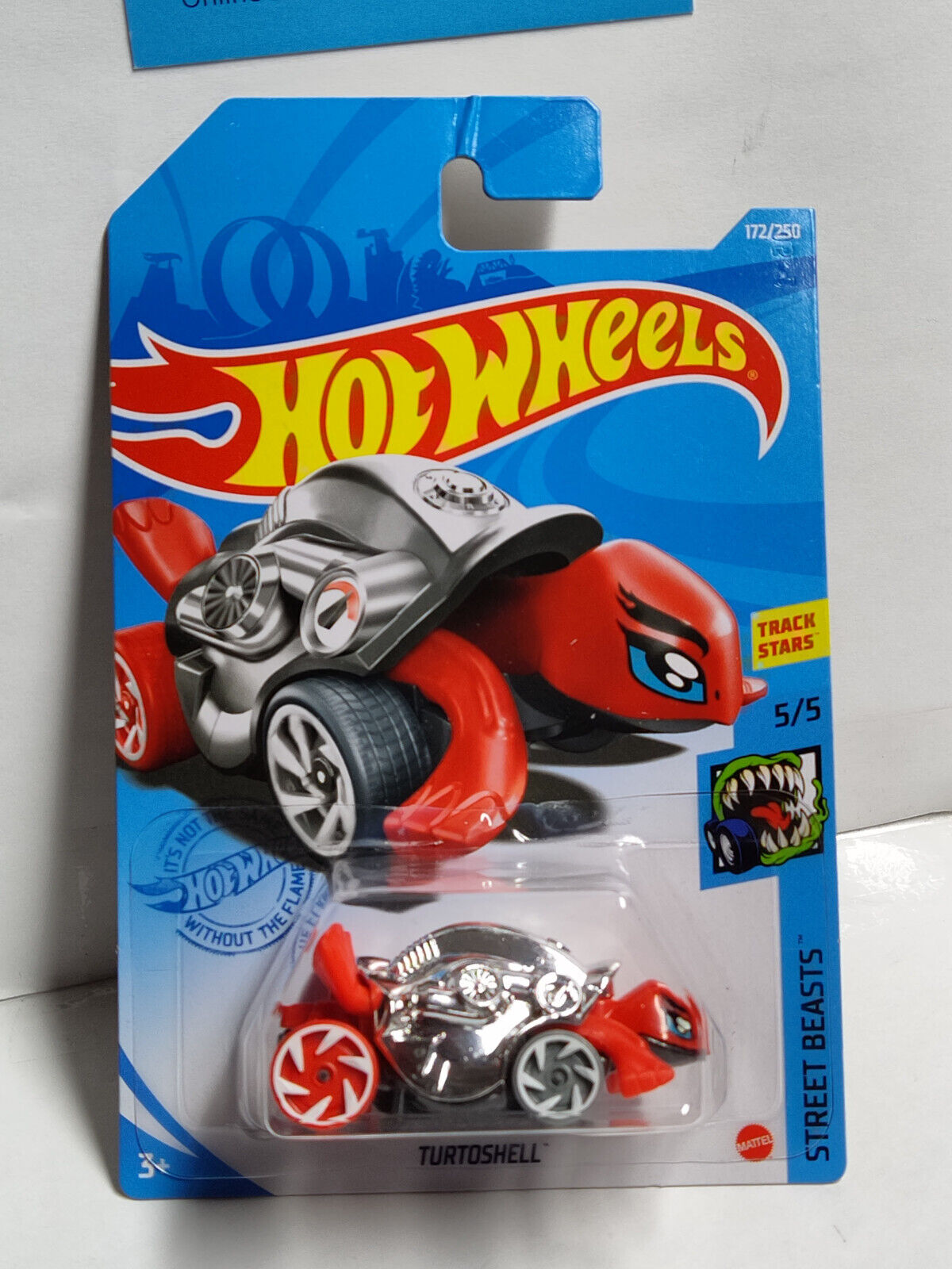 Hot Wheels #172 ML Street Beasts Series #5 Turtoshell Red PEGHOOK CREASED