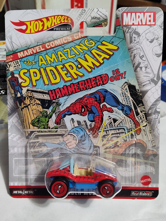 Hot Wheels FLD31 Premium Marvel Series Spider Man Spider-Mobile (Loc 40)