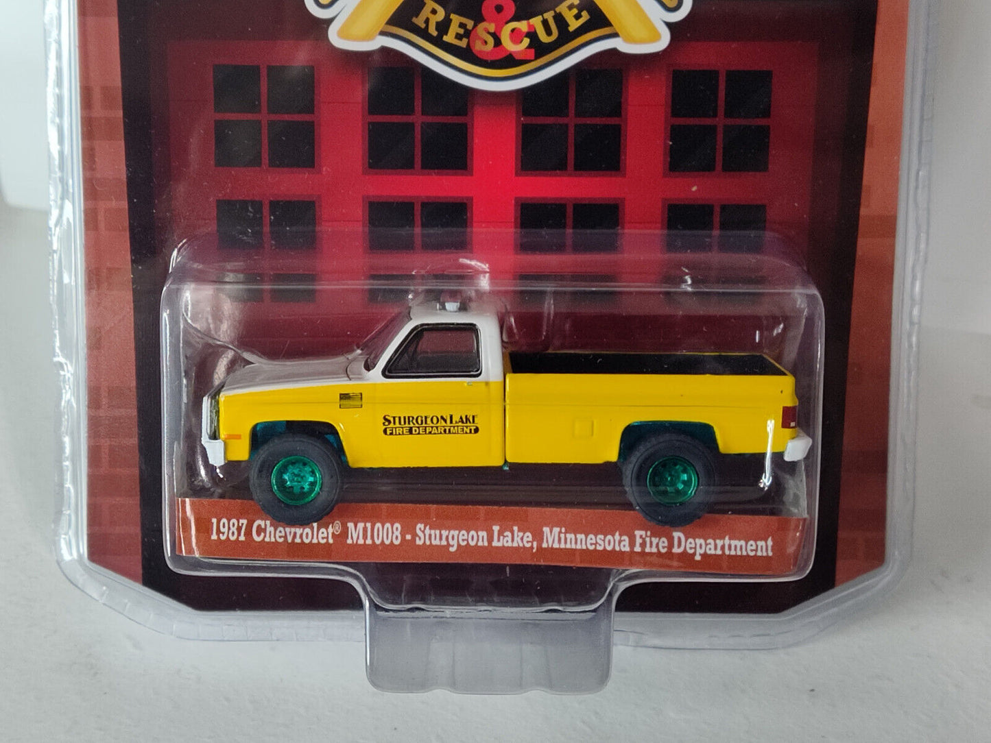 Greenlight Fire and Rescue Series 1987 Chevrolet M1008 Green Machine CHASE