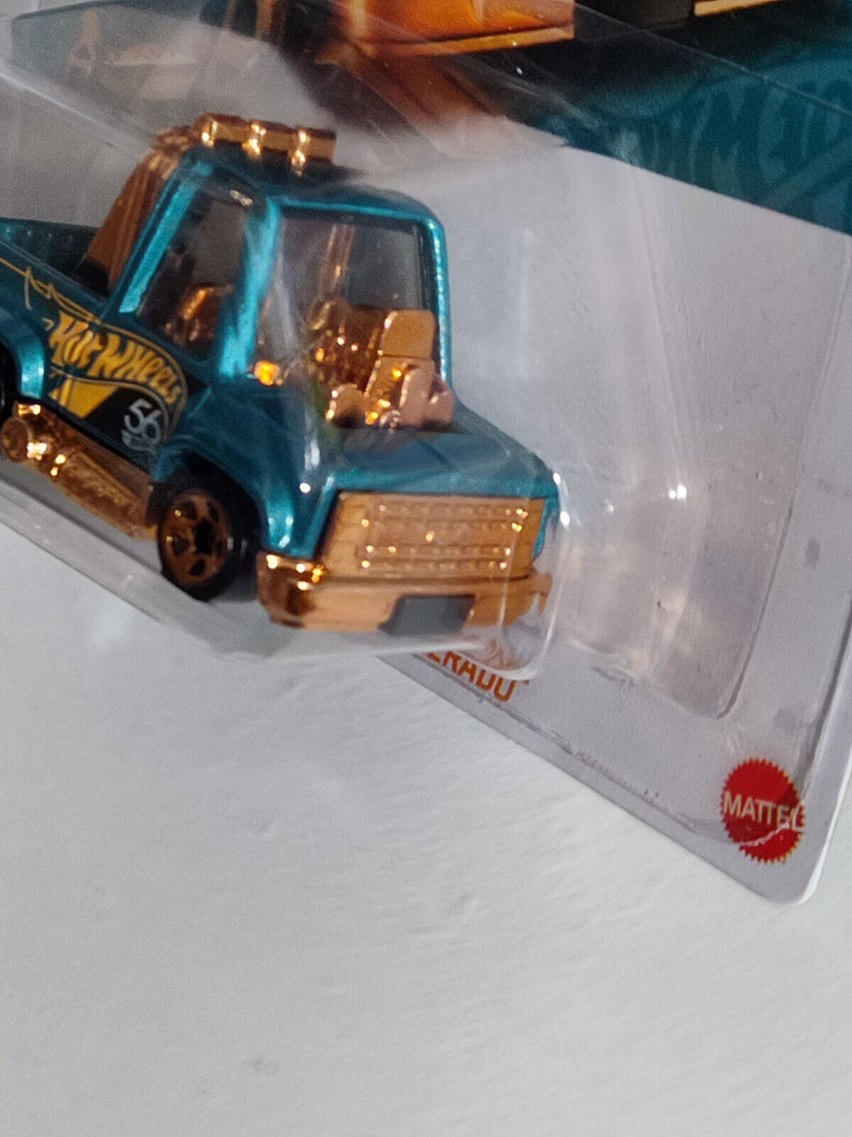 Hot Wheels #HVX00 Satin & Gold Series #1 Toon'D '83 chevy Silverado  (Loc Q)