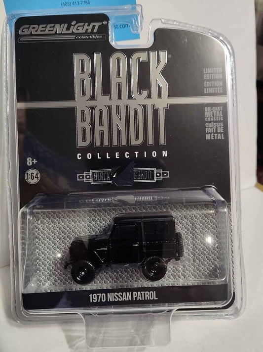 Greenlight Black Bandit Series  1970 Nissan Patrol  1:64 Scale