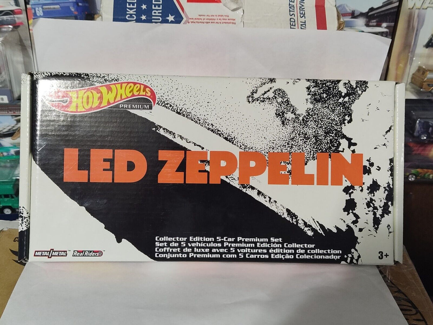 Hot Wheels Led Zeppelin 5 Car Box Set SEALED BOX-CONDITION OF ITEMS UNKNOWN!!!!