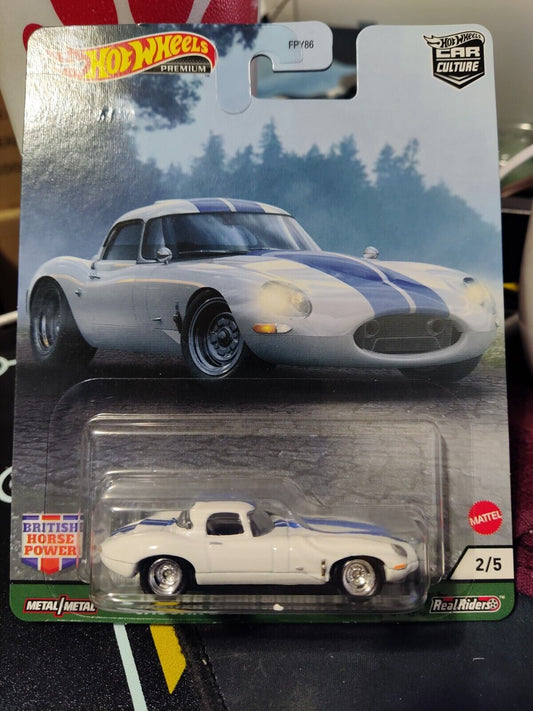 Hot Wheels GRJ60 British Power Series #2 Jaguar Lightweight E-Type (Box 27)