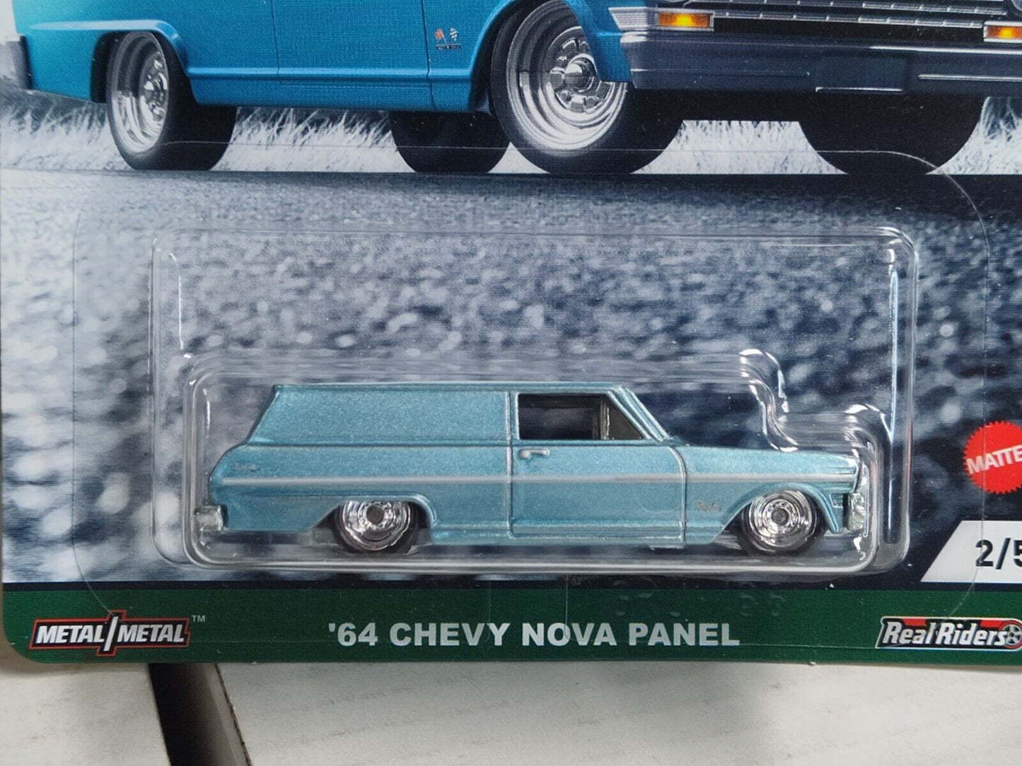 Hot Wheels GRJ66 Fast Wagons Series #2  '64 Chevy Nova Panel  1:64(Bx 6/Lc 40)