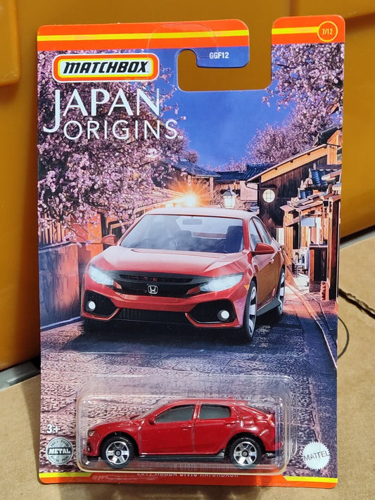 Matchbox #HFJ36 Japan Origins Series #7 2017 Honda Civic Hatchback