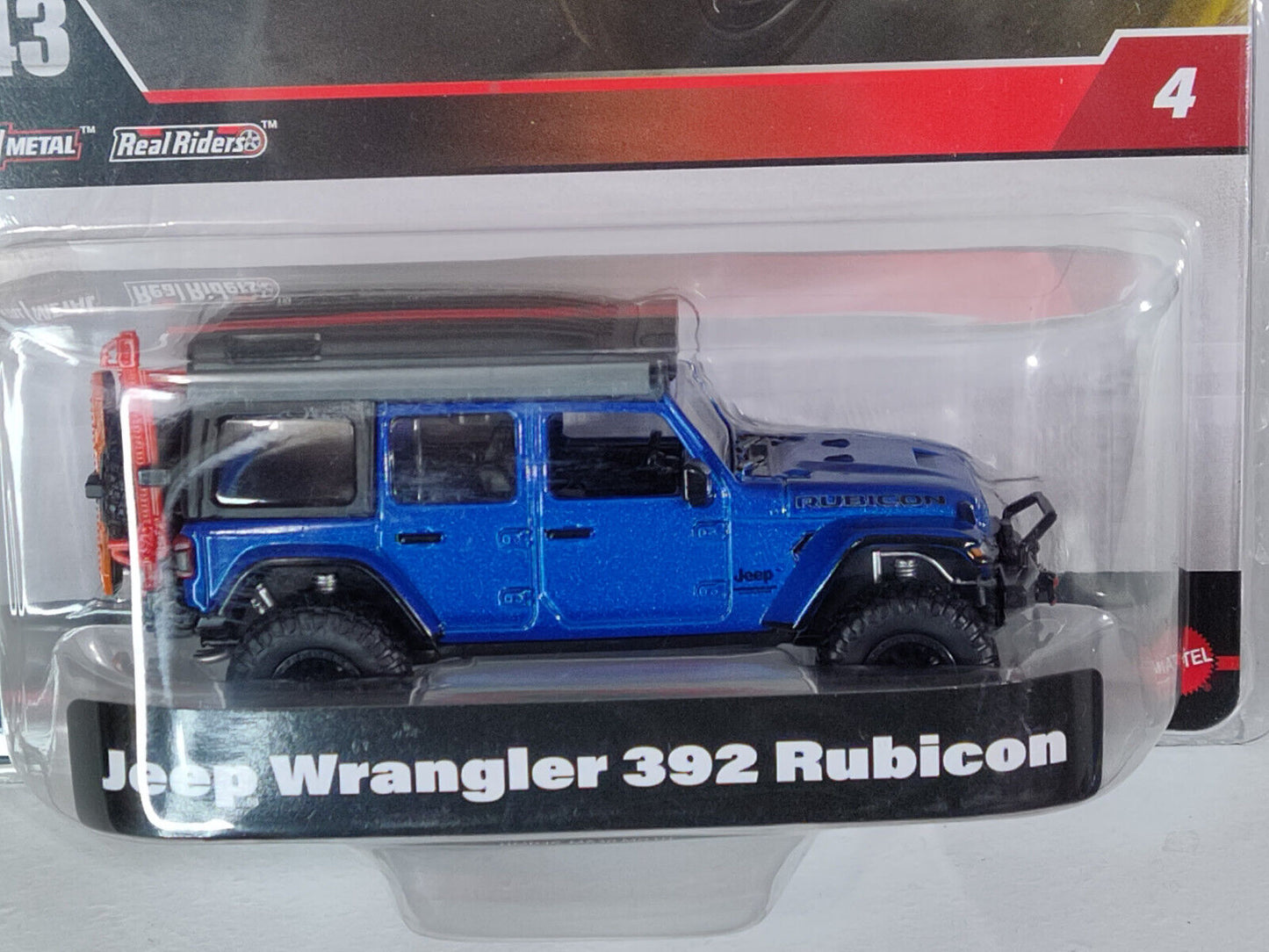 Hot Wheels #HMD46 Jeep Wrangler 392 Rubicon  1:43 Scale WEAR ALL OVER