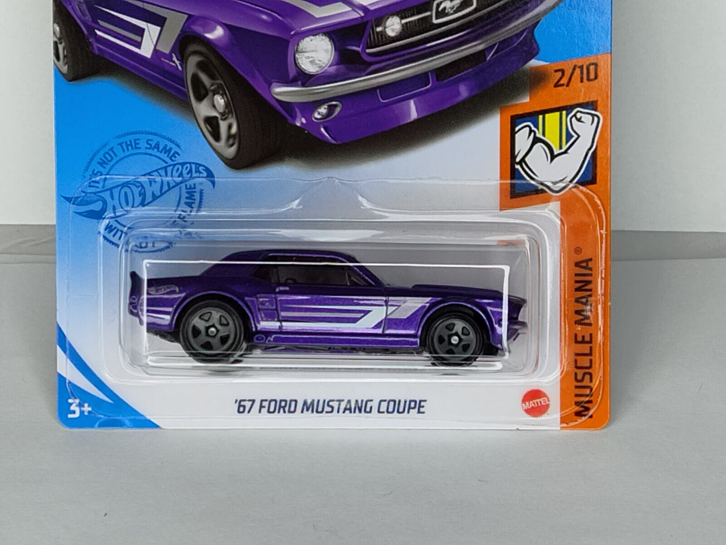 Hot Wheels #192 ML Muscle Mania Series '67 Ford Mustang Coupe  PGHK CREAS(Loc B)