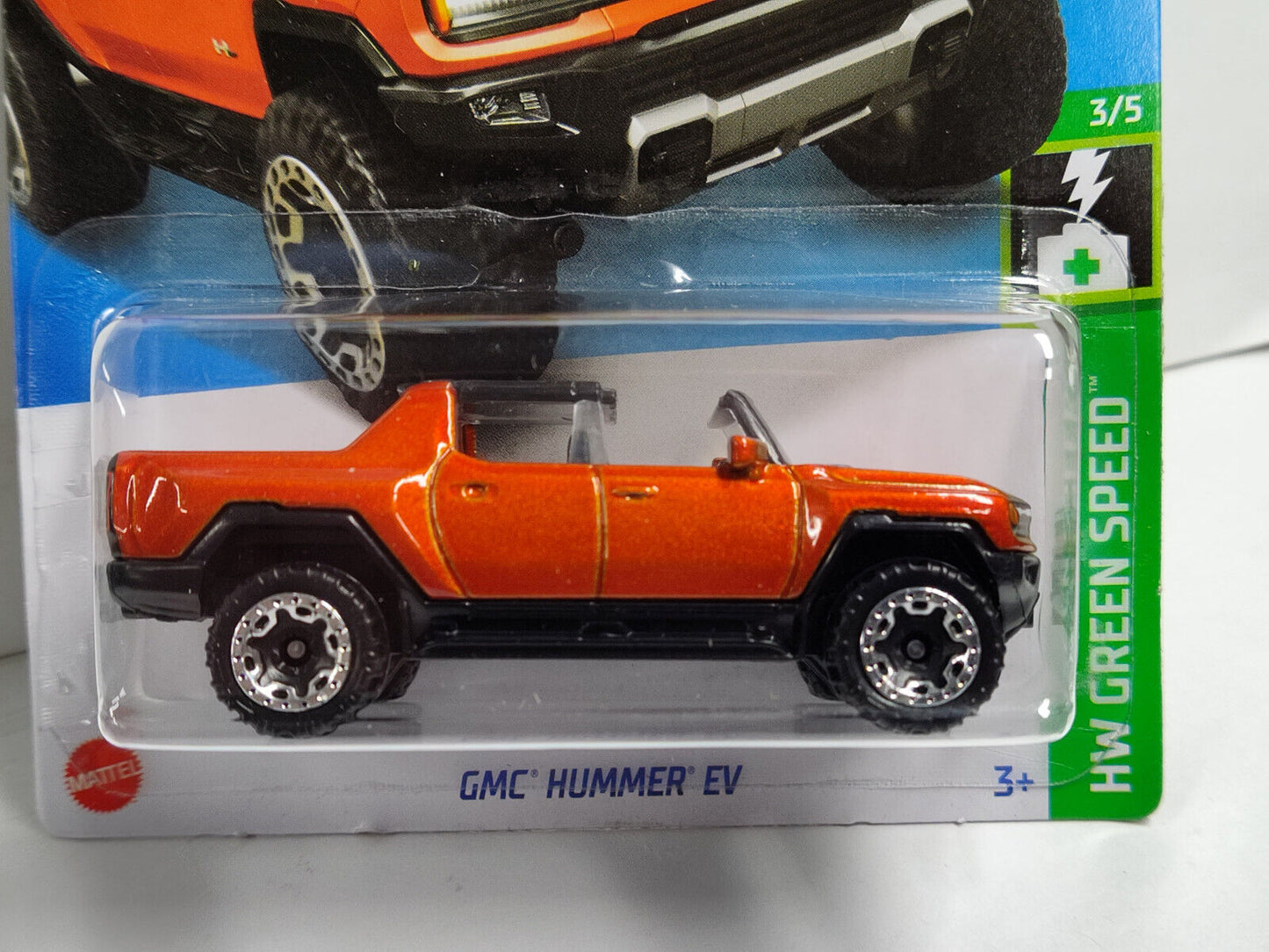 Hot Wheels #130 ML Green Speed Series #3 GMC Hummer EV CORNER CREASED