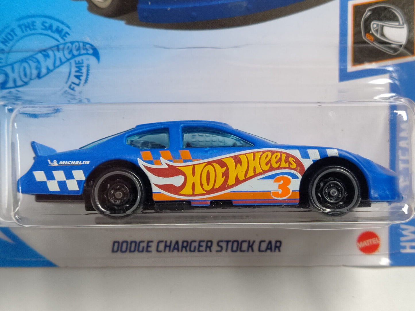 Hot Wheels #194 Mainline Race Team Series #3 Dodge Charger Stock Car BLISTER CRA