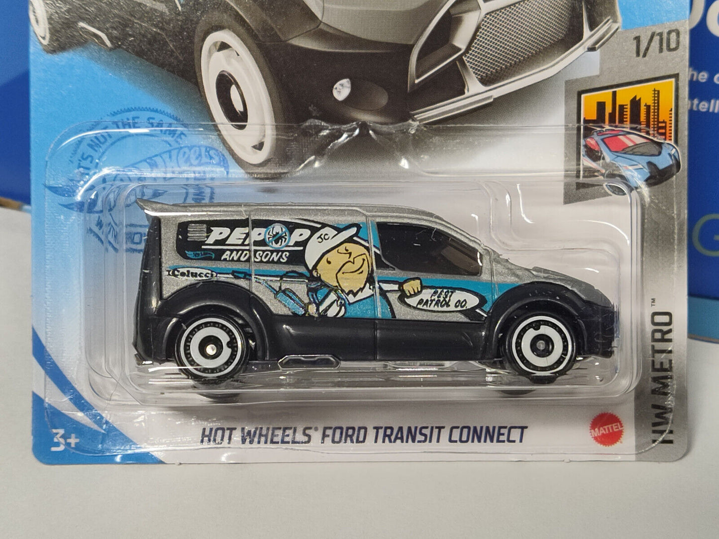 Hot Wheels #007 Mainline Metro Series #1 Ford Transit Connect