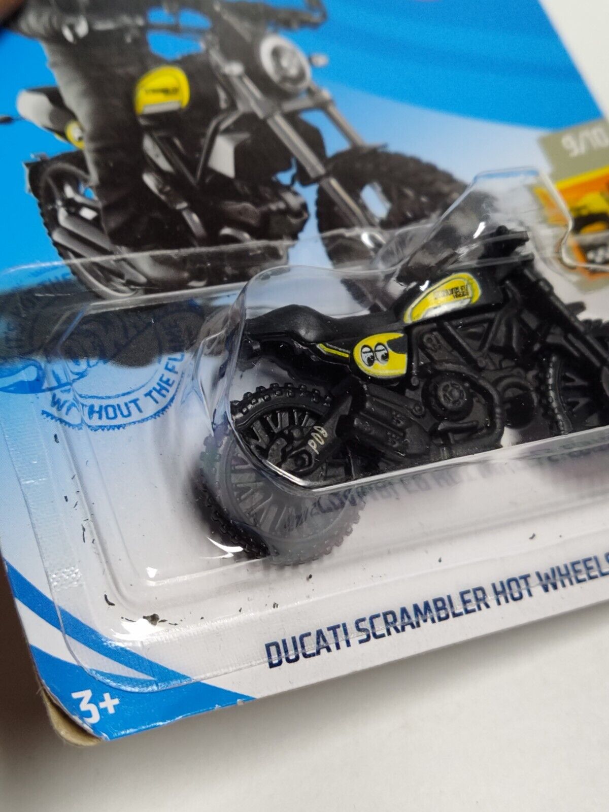 Hot Wheels #169 Mainline Baja Blazers Series #9 Ducati Scrambler MOONEYES