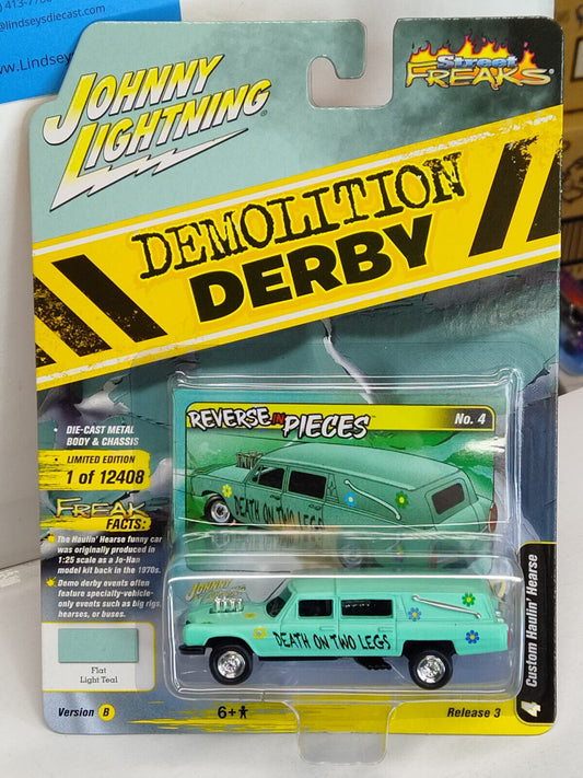 Johnny Lightning Demolition Derby Custom Haulin' Hearse