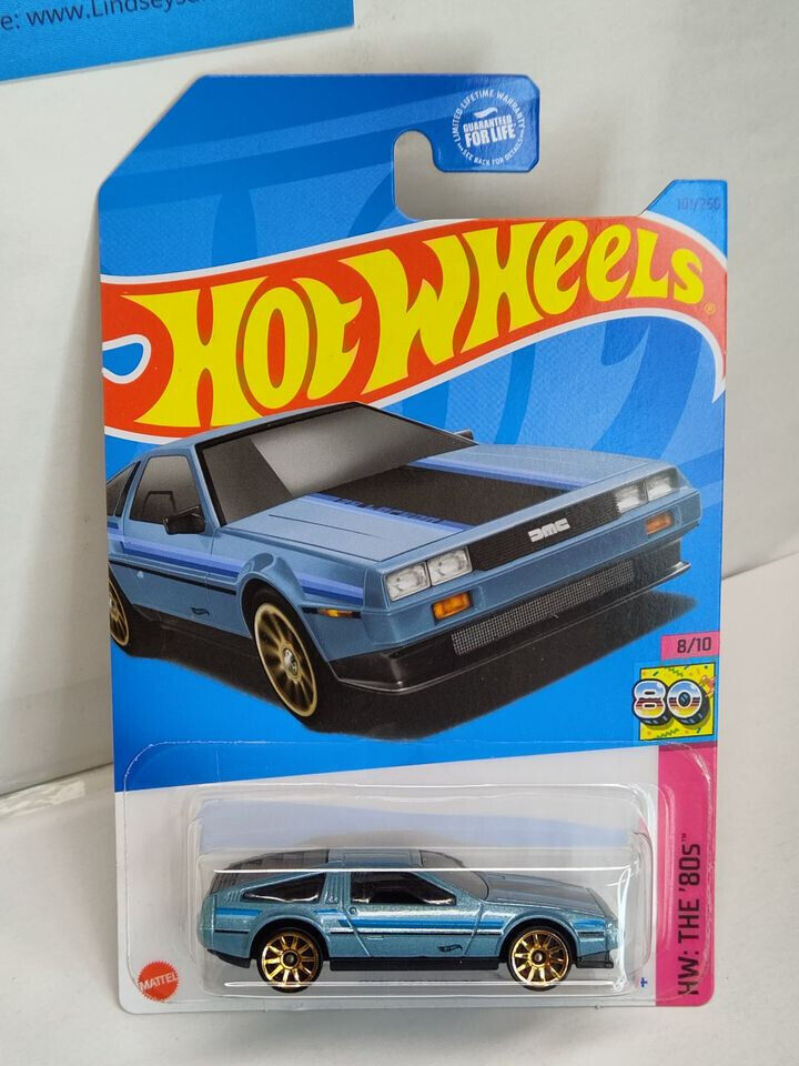 Hot Wheels #101 The '80s Series #8 DMC Delorean (Loc J)