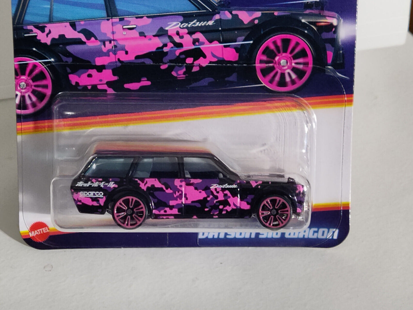 Hot Wheels #HRW68 Neon Speeders Series #2 Datsun 510 Wagon (Loc K)