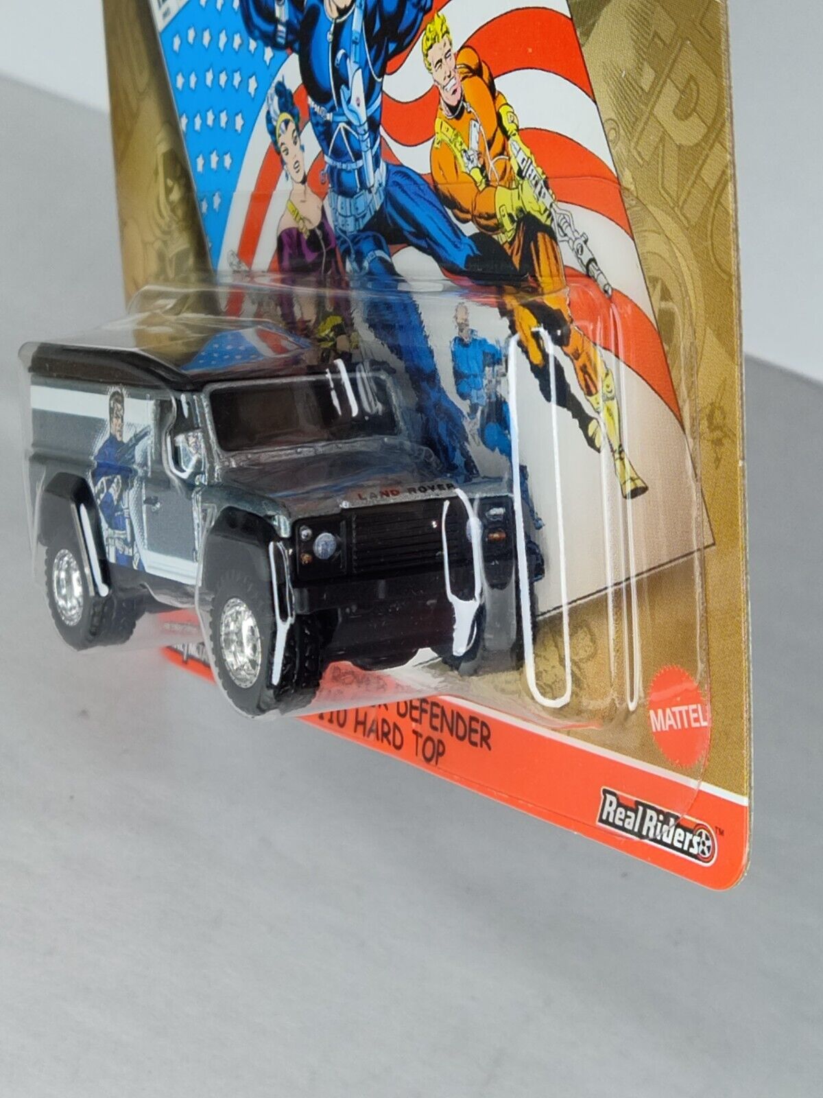 Hot Wheels GJR27 Marvel Series #5 Land Rover Defender 110 Hard Top