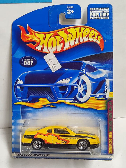 Hot Wheels 2001 #087 Company Cars Series #3 Monte Carlo Concept CarBAD CARD (LcC