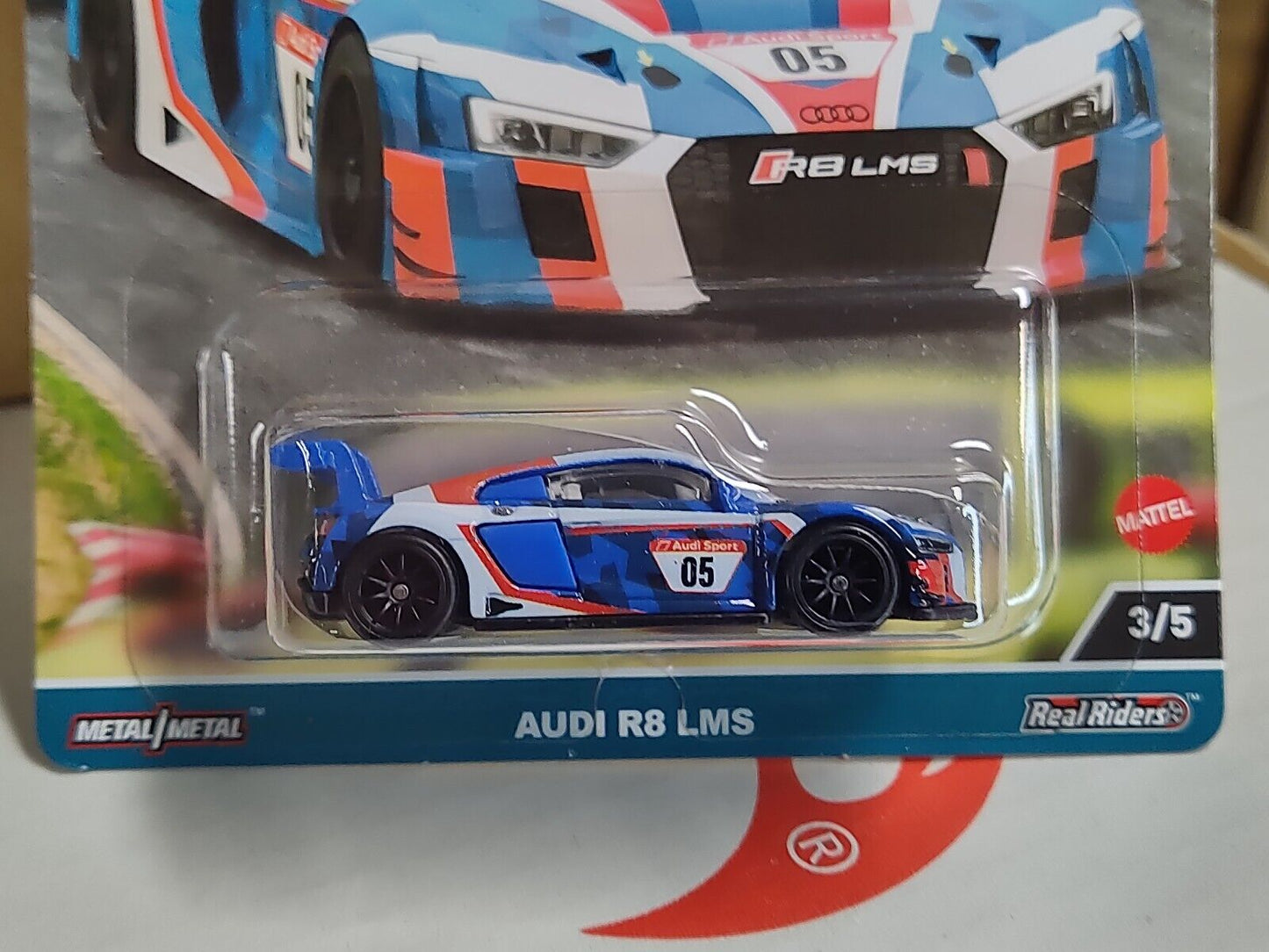 Hot Wheels HKC61 Race Day Series #3 Audi R8 LMS Premium Car Culture (Box-17)