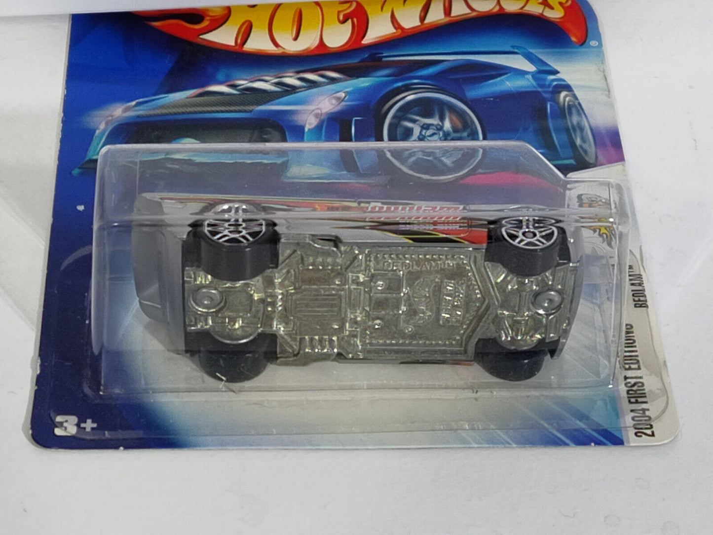 Hot Wheels 2004 First Editions #27 Bedlam CARD ROUGH SHAPE  (Loc X)