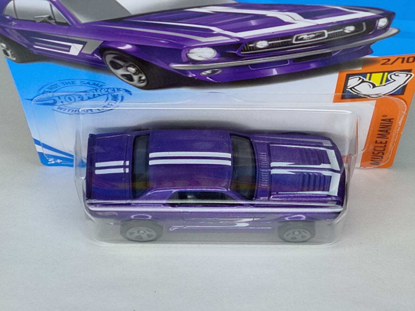 Hot Wheels #192 ML Muscle Mania Series '67 Ford Mustang Coupe  PGHK CREAS(Loc B)