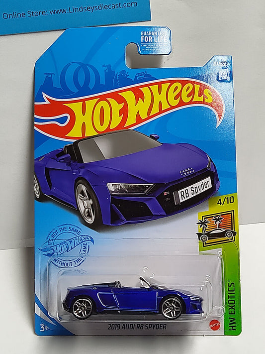 Hot Wheels #211 Exotics Series #4 2019 Audi R8 Spyder (Wall 2)