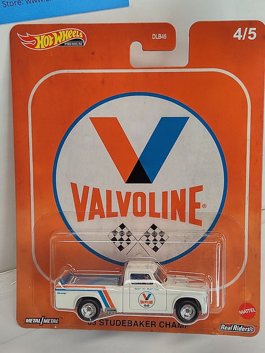 Hot Wheels GRL38 Premium Pop Culture Series VALVOLINE '63 Studebaker Champ(B 25)