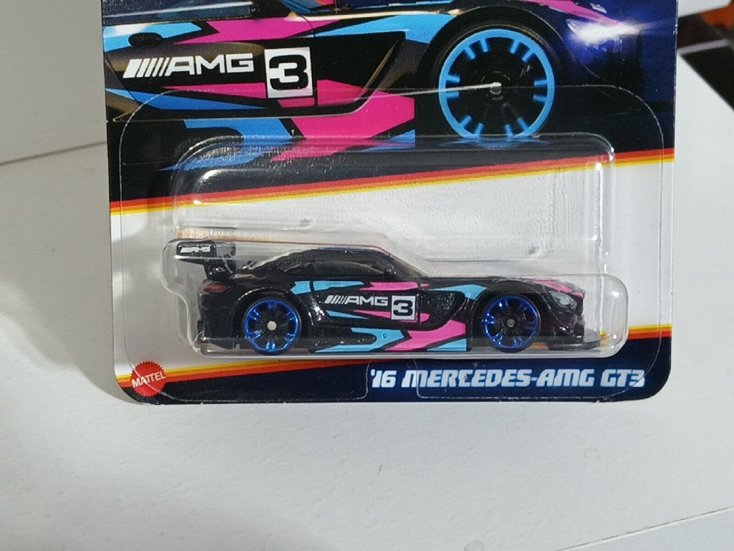 Hot Wheels #HRW79 Neon Speeders #5  '16 Mercedes-AMG GT3 (Loc J)