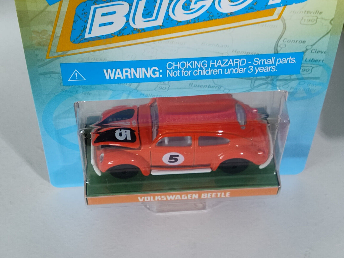 JADA Majorette Slug Bug/ Punch Buggies Series Volkswagen Beetle STKR GLUE RESIDU