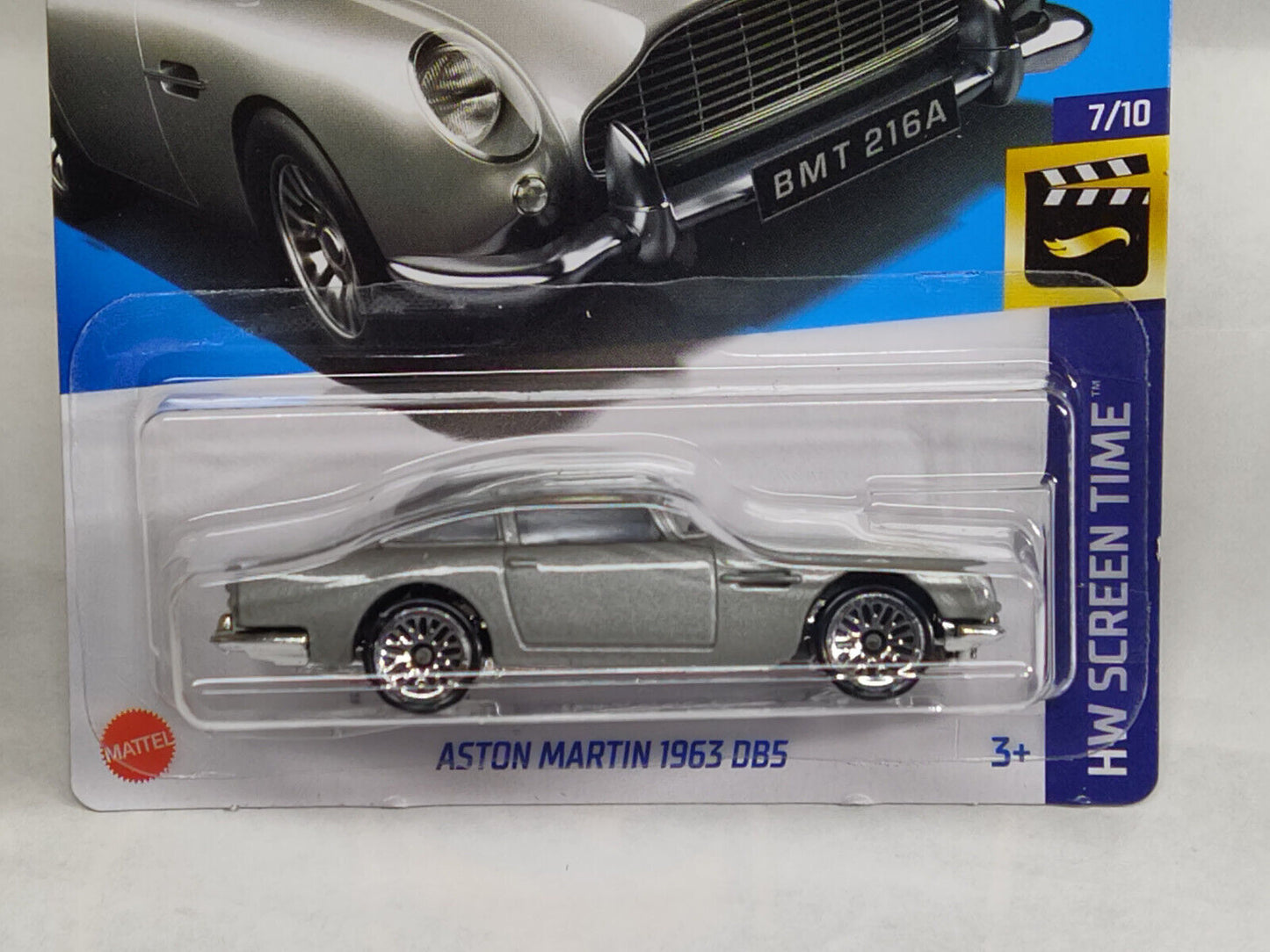 Hot Wheels #107 Screen Time Series #7 GOLDFINGER Astin Martin 1963 DB5 (Loc P)