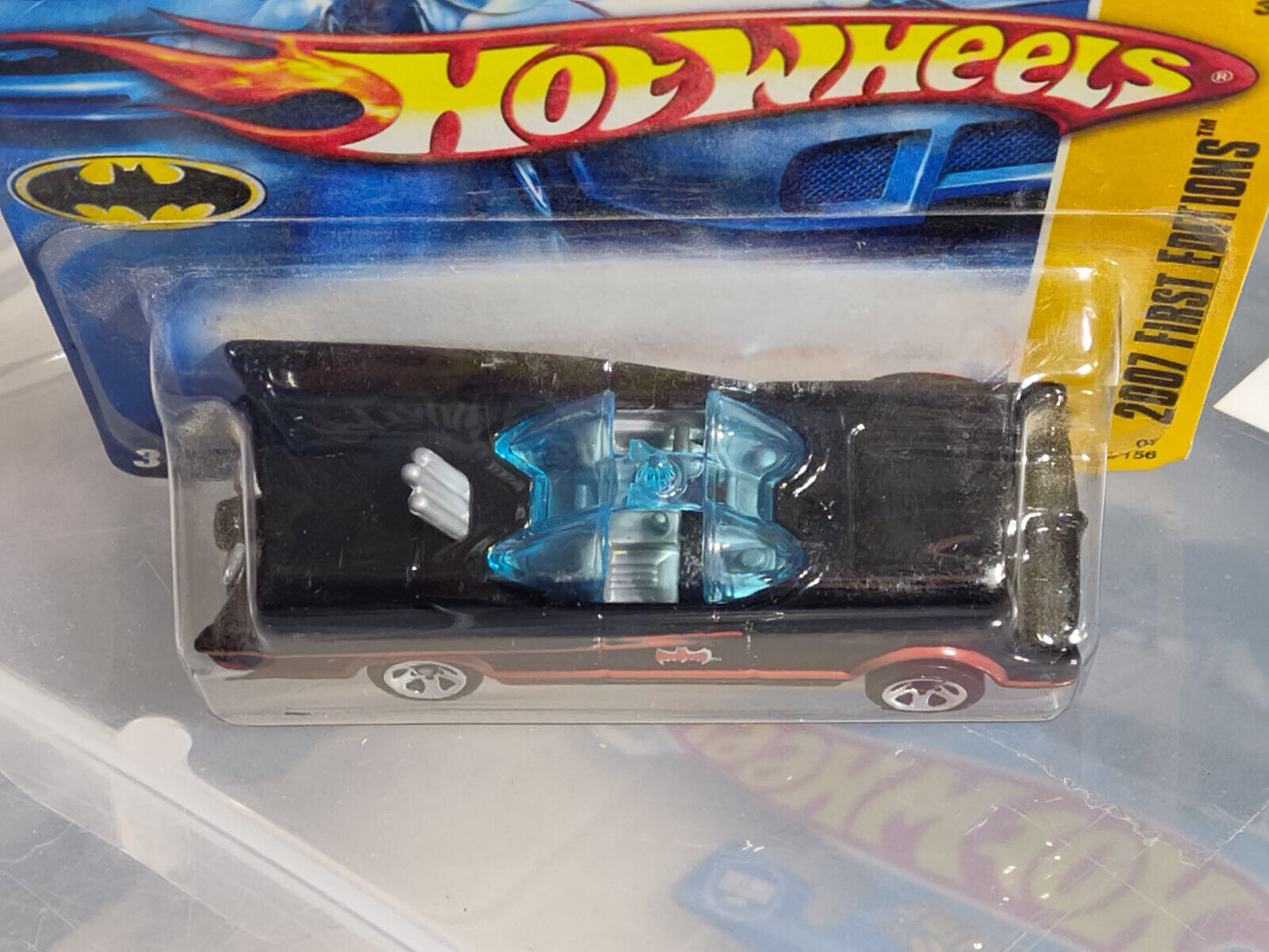 Hot Wheels 2007 First Editions #015 TV Series Batmobile Short Card CARD CREA(L-P