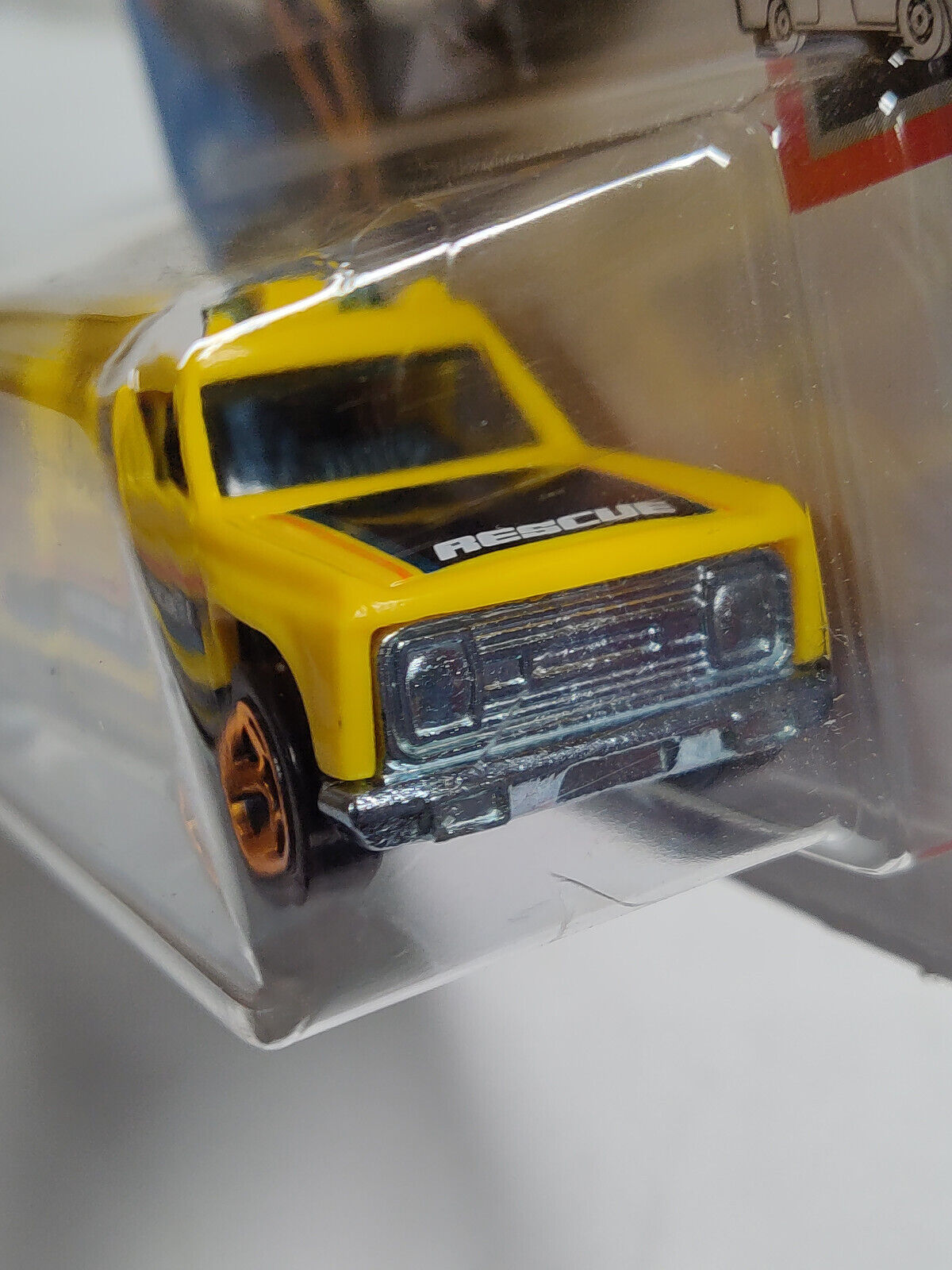 Hot Wheels #206 Mainline Rescue Series #3 Rescue Ranger Cracked Blisters