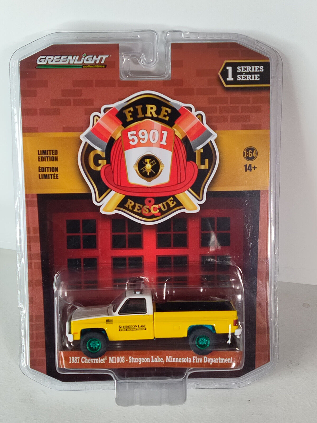 Greenlight Fire and Rescue Series 1987 Chevrolet M1008 Green Machine CHASE