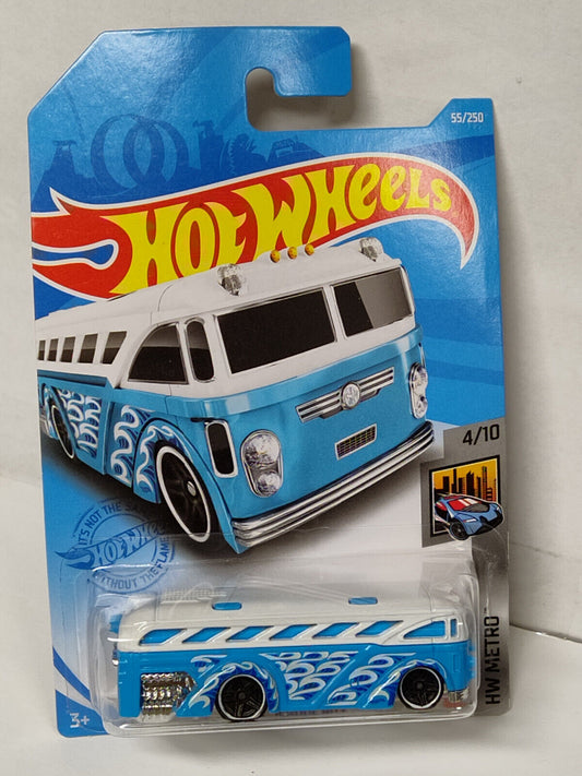 Hot Wheels #055 Mainline Metro Series #4 Surfin School Bus